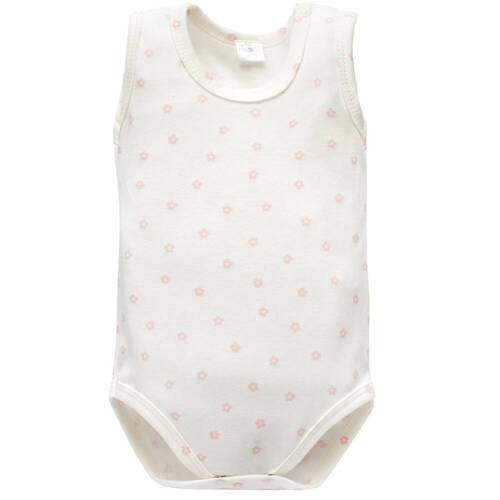 Lovely Day Pinokio Body na ramiączkach - ecru kwiaty