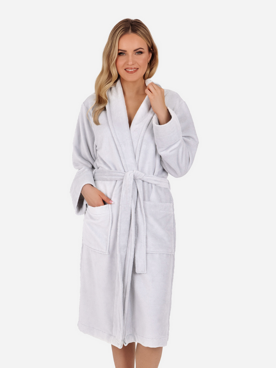 Matilde Szlafrok damski ByShelly - biały