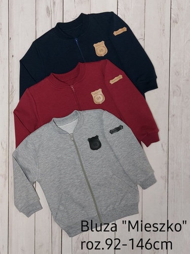 Mieszko Bambarillo bluza chłopięca bordowy