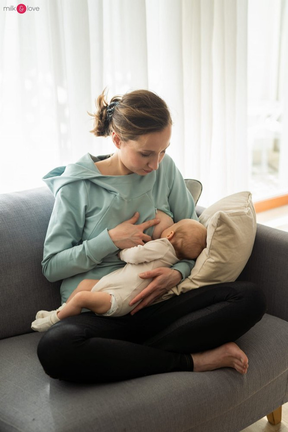 Milk Please Milk&Love bluza do karmienia miętowy