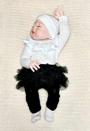 Emily Bambarillo Spodnie niemowlęce czarny