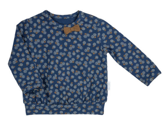 Bluzka z długim rękawem 179138 "Sonia" Nicol - granat