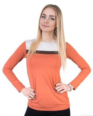 149 bluzka damska Darex - herbaciany