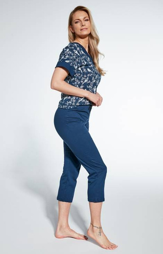 769/366 Naomi Piżama damska Cornette- granatowy