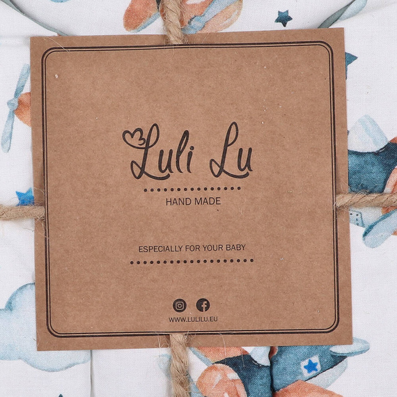 LUL-0037 Samoloty Śpiworek niemowlęcy z poduszką Luli Lu