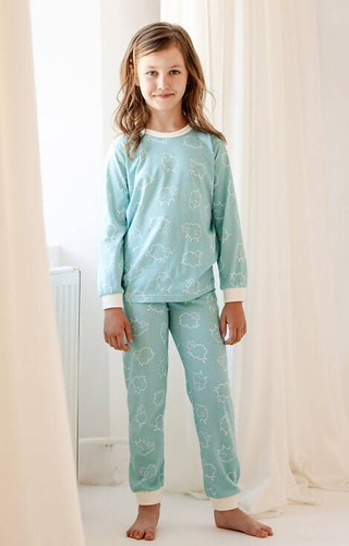 3273 , 3274 Abi Piżama dla dziewczynki Taro - turkusowa