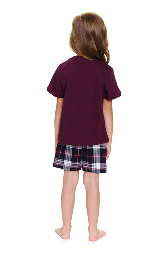 Piżama dziecięca 7202 Unisex Doctor Nap - burgundy