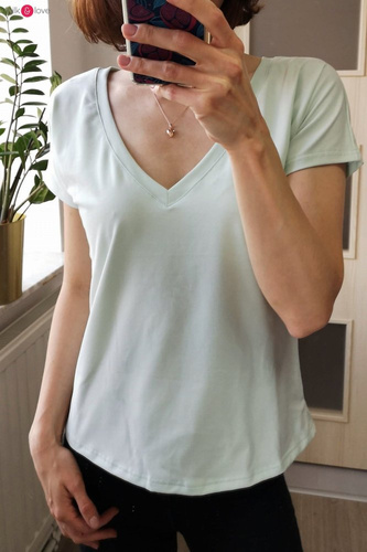 Two Ways Milk&Love bluzka ciążowa i do karmienia z krótkim rękawem dusty cedar