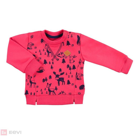 Bluza dresowa dla dziewczynki "TRIP" Ewa Klucze - różowa