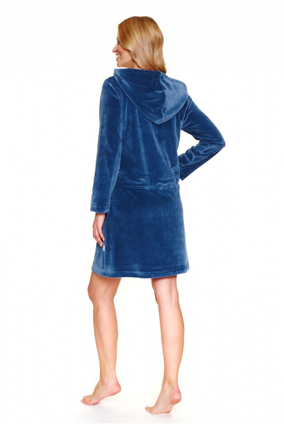 Szlafrok damski Doctor Nap SWO.1008.deep blue