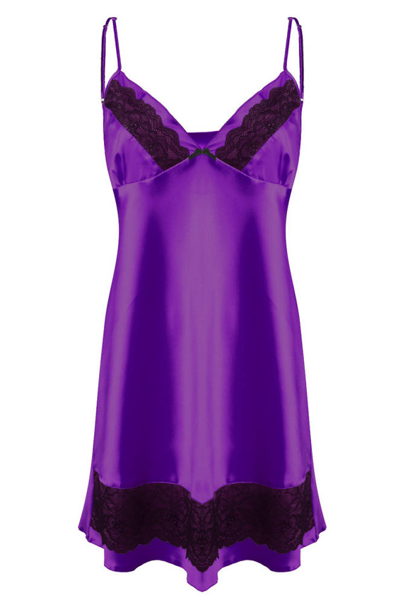 Iris Halka satynowa koszulka damska DKaren - fiolet