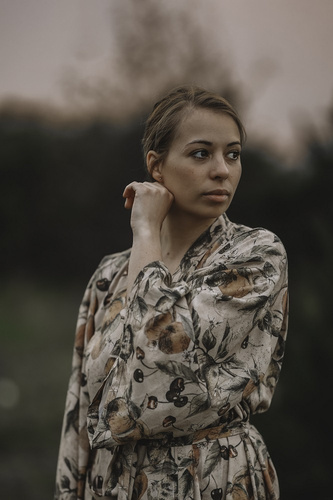 Taste of Summer Kimono Szlafrok bambusowy Makaszka