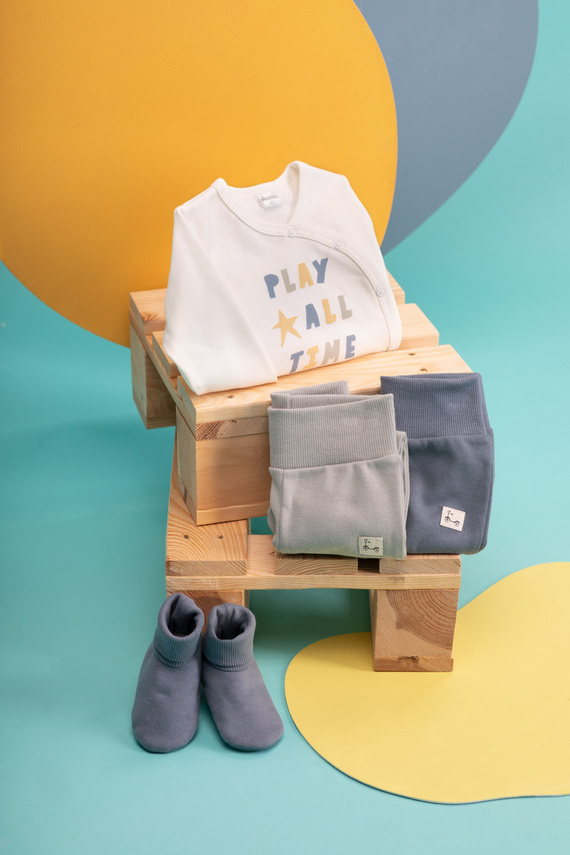 Fun Time Pinokio Półśpiochy niemowlęce - niebieski