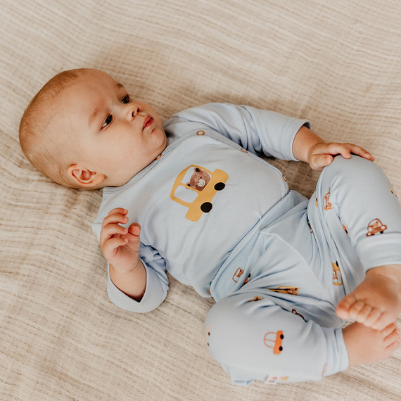 Cars & Bears Eevi Body rozpinane - niebieski