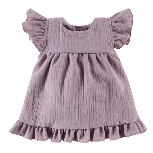 Botanic Eevi Sukienka muślinowa - wrzos 