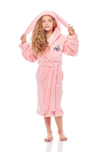 RB-003 Szlafrok dziecięcy L&L różany