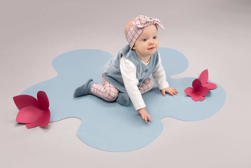 Romantic Pinokio Kamizelka na guziki - niebieski