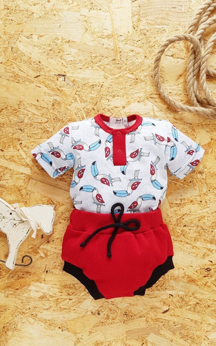 241PA Bandito boy Parrot Body Polo z krótkim rękawem Marija - papuga