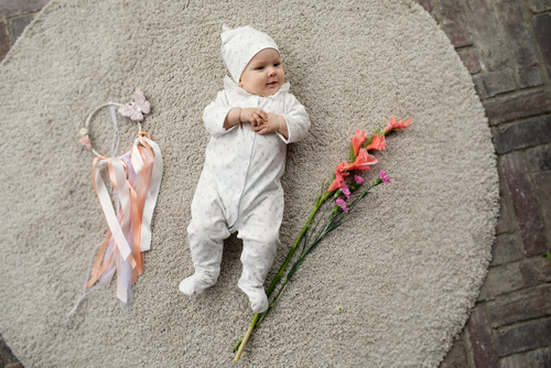 Charlotte Pinokio Pajac niemowlęcy - ecru