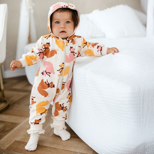 Dogs & Spots  Eevi Dresowy Pajac z kapturem