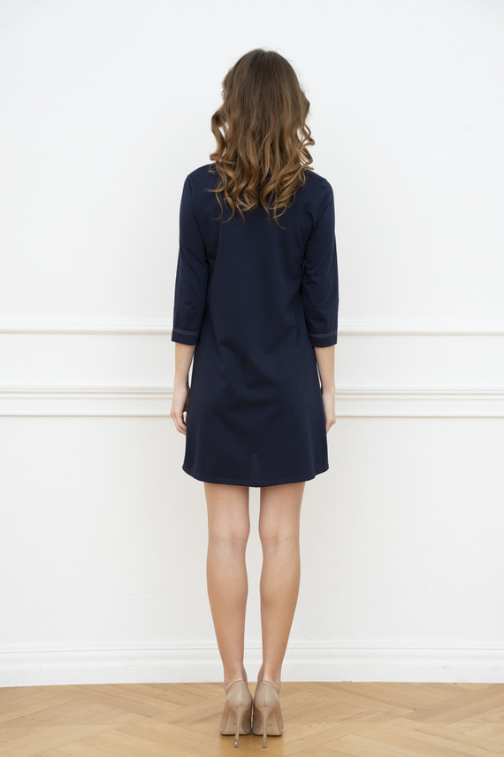 Balsam Koszula ciążowa i do karmienia. 3/4rękaw Italia Fashion - granat