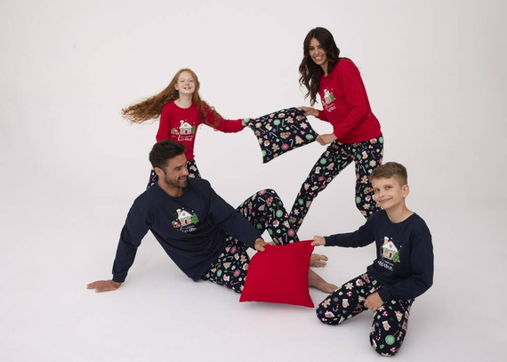 594/175 592/175 Home Piżama dziewczęca Cornette czerwony