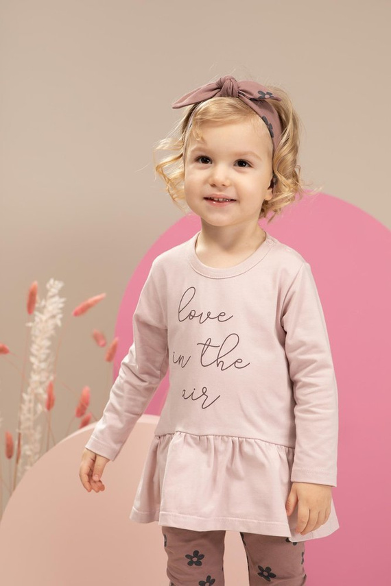 Happiness Pinokio Opaska Dziecięca ciemny róż/druk