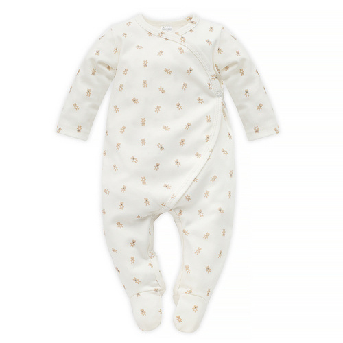 Lovely Day Pinokio Pajac niemowlęcy wiązany - beige ecru