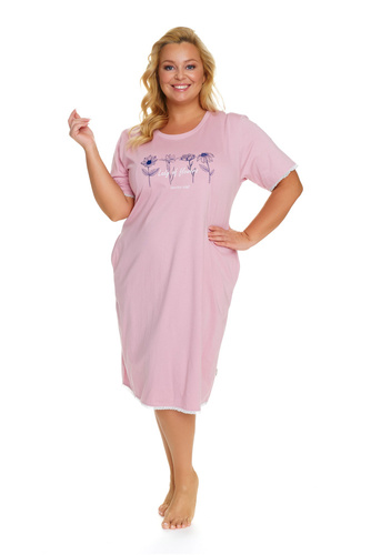 5366 Koszula Nocna Plus Size Doctor Nap - papaya