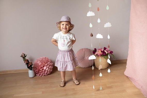 Sweet Cherry Pinokio Body z krótkim rękawem- ecru