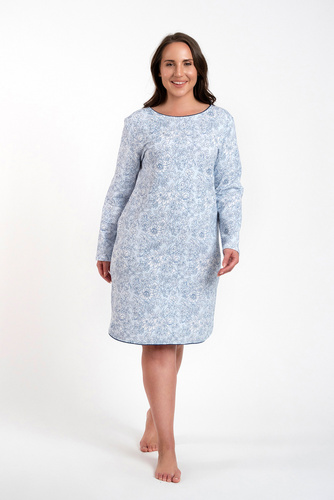 Gracjela koszula nocna Italian Fashion - druk niebieski