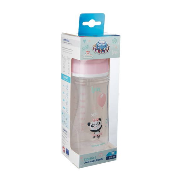 CA35/222PIN Butelka szerokootworowa antykolkowa 300ml Canpol Babies