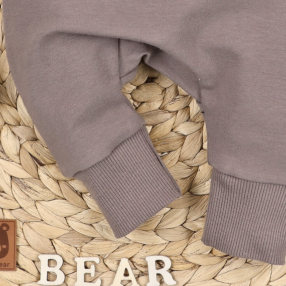 ABN-5361/CZE Sweet Bear Spodnie dresowe z bawełny organicznej Nini