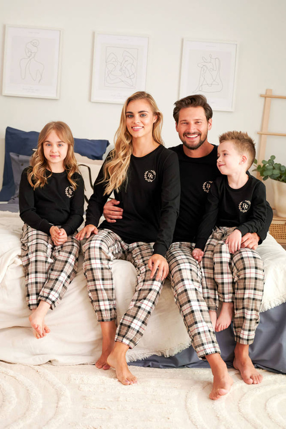 Piżama dziecięca 5214 Unisex Doctor Nap - black