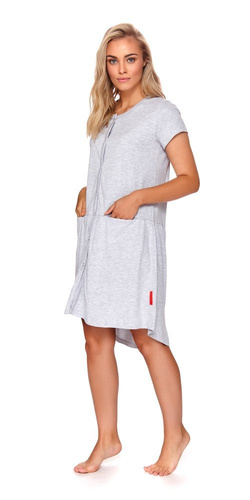 9445 Koszula Nocna ciążowa i do karmienia Doctor Nap - grey melange