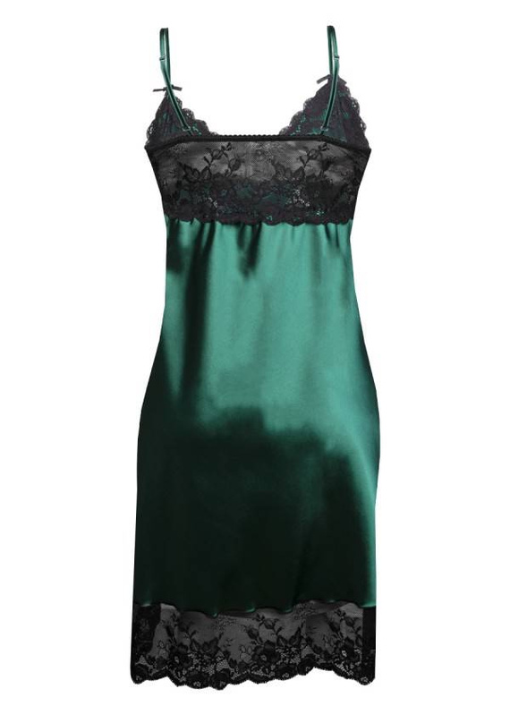 Deyla Halka satynowa, koszulka damska DKaren zielony