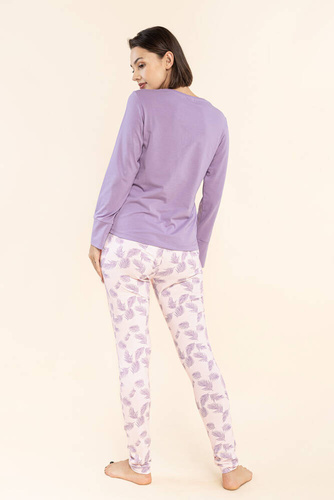 8 Palmy Piżama damska Bonamera fioletowy