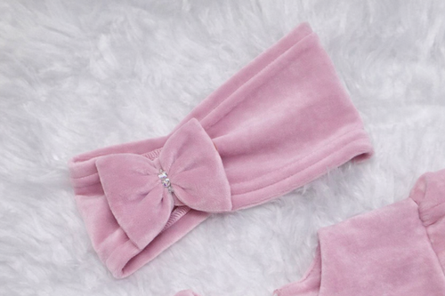 Amelka Bambarillo opaska z kokardką wrzos