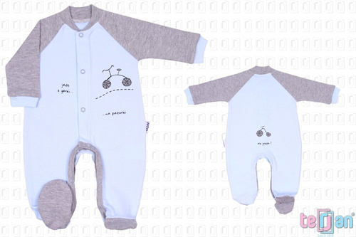 Pajac "BIKE" zielony