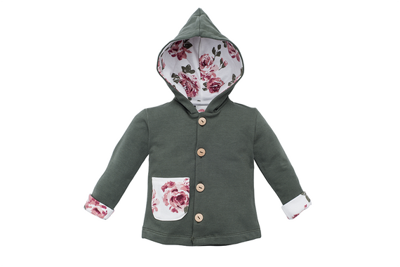 "ROSES" Makoma Bluza dresowa khaki