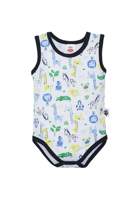 Body na ramiączkach "WILD WORLD" Makoma druk