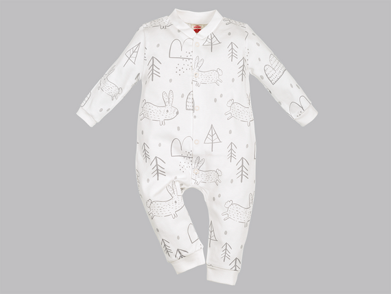 Pajac niemowlęcy bez stópek "ORGANIC FOREST" Makoma