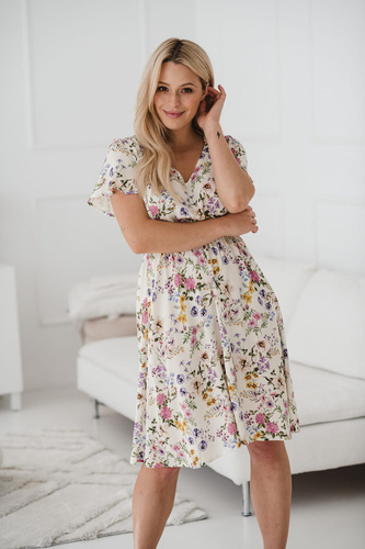 Lovely Dress Milk&Love sukienka ciążowa i do karmienia w grochy