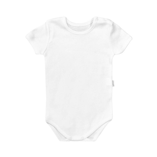 070 Body niemowlęce z krótkim rękawem "Basic" Nicol - biały