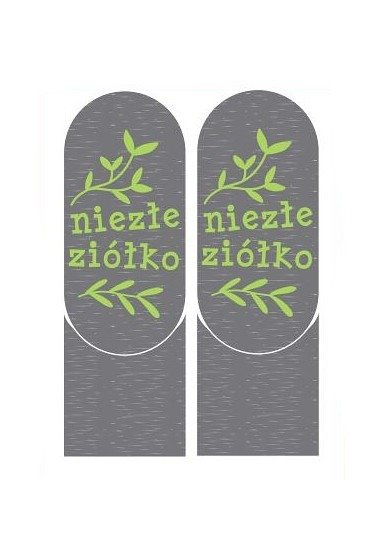 3124 Skarpety Życiowe Instrukcje ABS SOXO - "mam ochotę" błękitny melanż