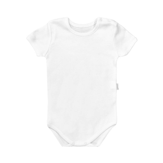 070 Body niemowlęce z krótkim rękawem "Basic" Nicol - biały