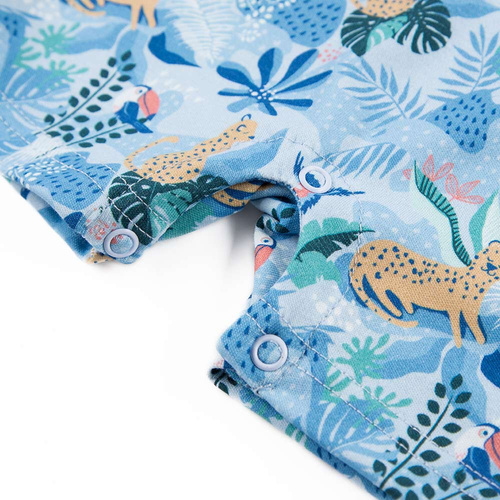 Nature Ewa Klucze Rampers chłopięcy - druk niebieski