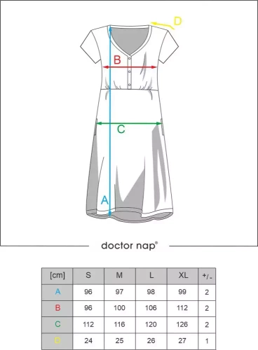 Koszula ciążowa i do karmienia Doctor Nap TCB.9928.stripes