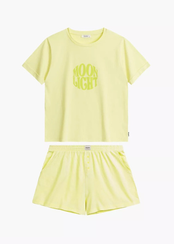 NLP-487 Piżama Damska  Atlantic- limonkowy