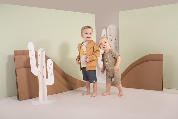 Free Soul Pinokio Rampers z krótkim rękawem- zielony